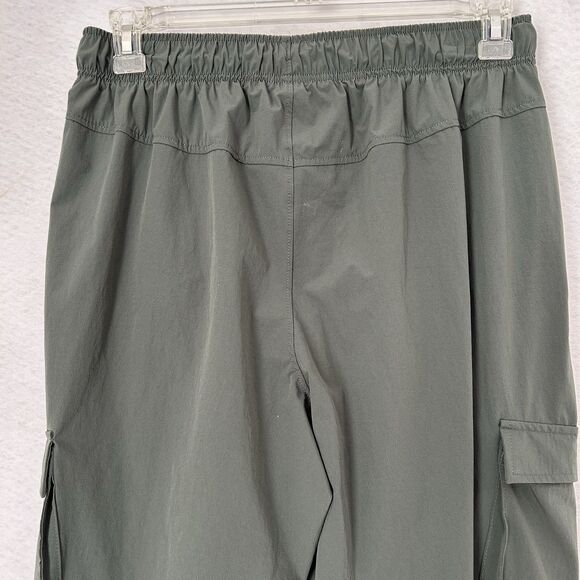 Layer 8 Pants Women L Green/Gray Pullon Qwick dry Pockets Outdoor Athleisure - Picture 10 of 12
